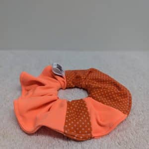 Chouchou Marin "Orange à pois"