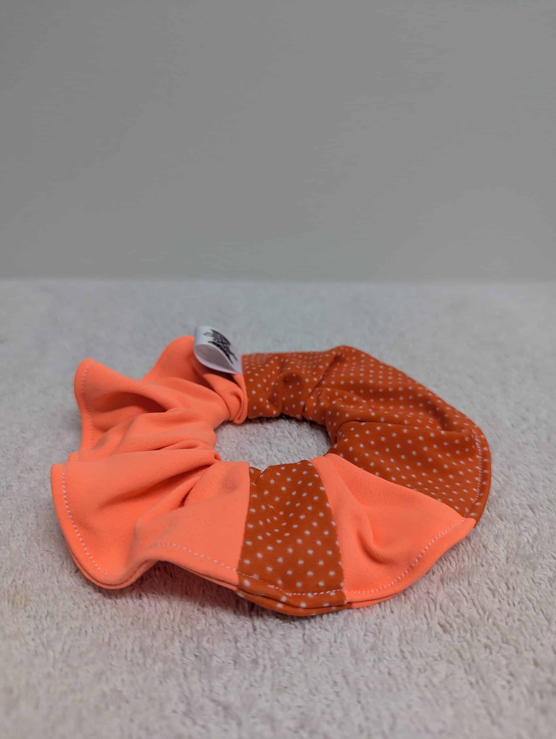 Chouchou Marin "Orange à pois"