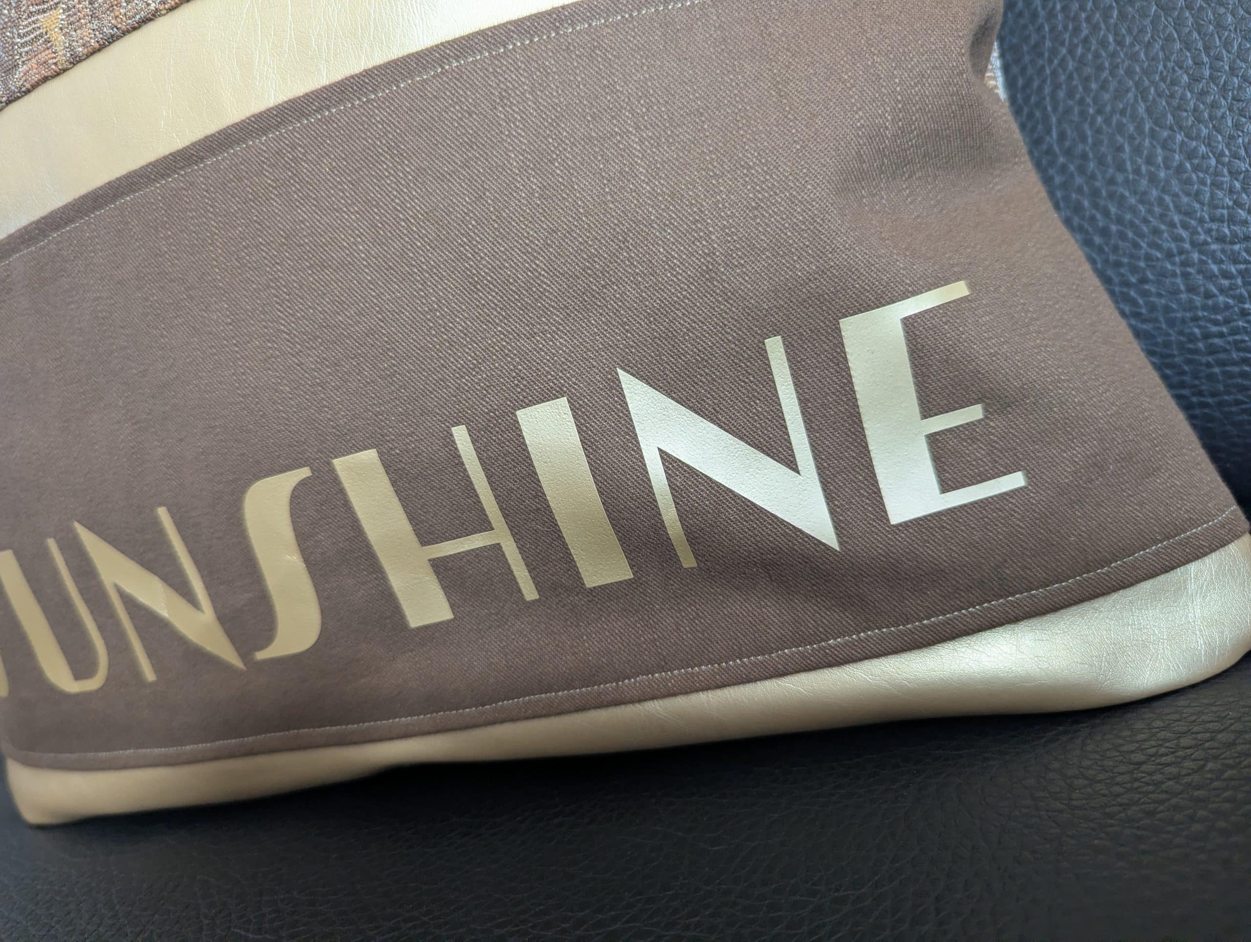 Coussin Marron Sunshine – Image 3